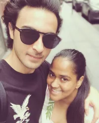   Aayush Sharma and Arpita Khan 