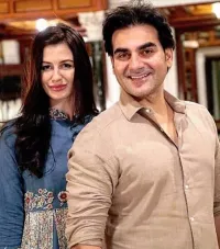   Arbaaz Khan and Georgia Andriani 