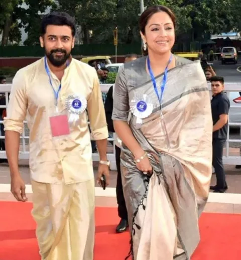 Jyothika Posts Proud Pictures With Hubby Suriya As The Power Couple