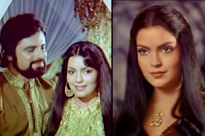 Zeenat Aman and Sanjay Khan