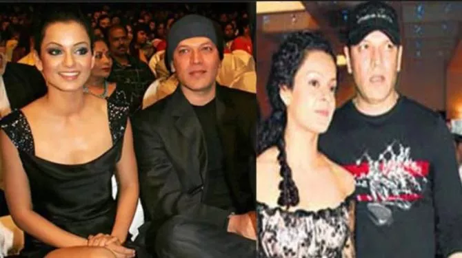 Kangana Ranaut and Aditya Pancholi