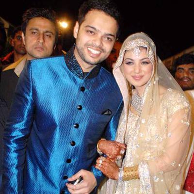 Takia converted to Islam and married Farhan Azmi in an Islamic Nikah ceremony