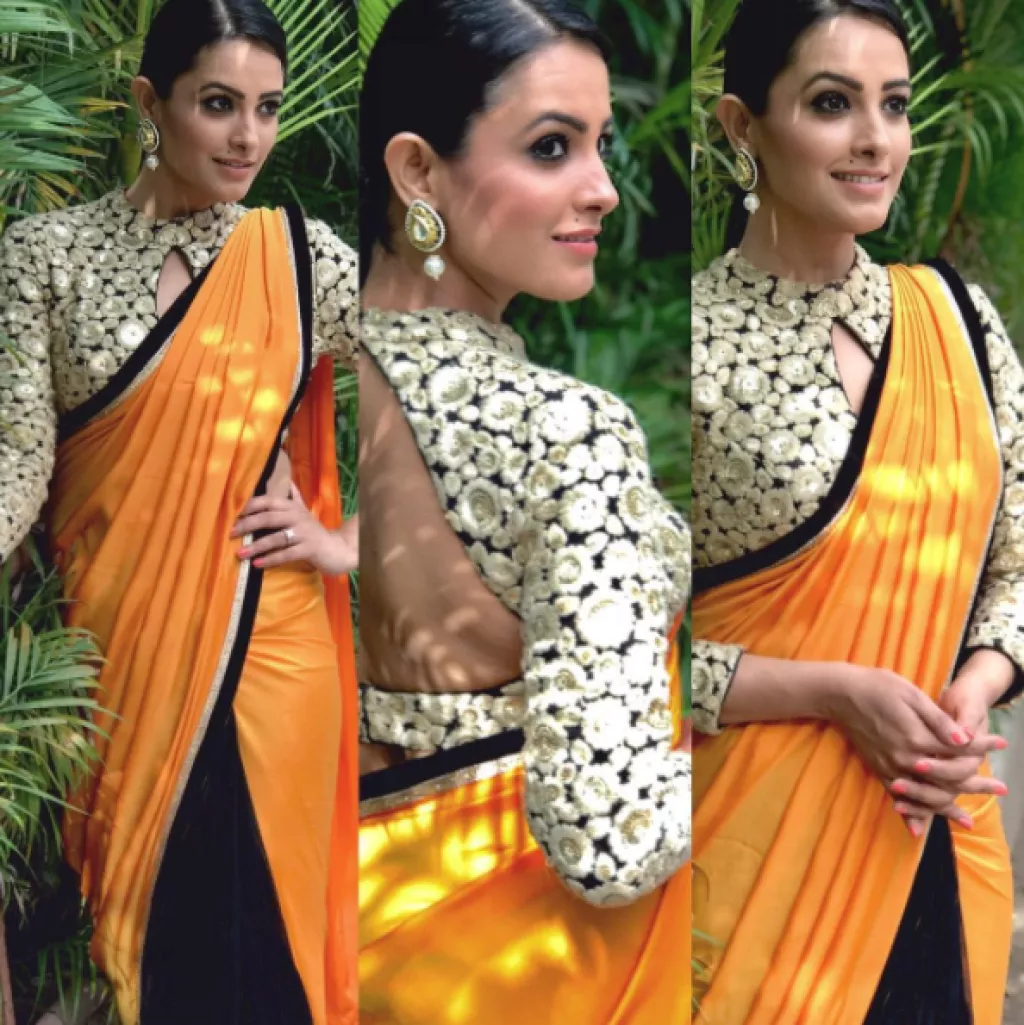 Anita Hassanandani Blouse Designs You Can Steal, Here're Best Blouse