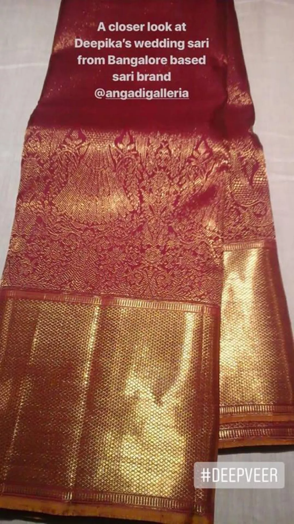 Deepika Padukone's Konkani Saree Was Bought From A Store In Bengaluru