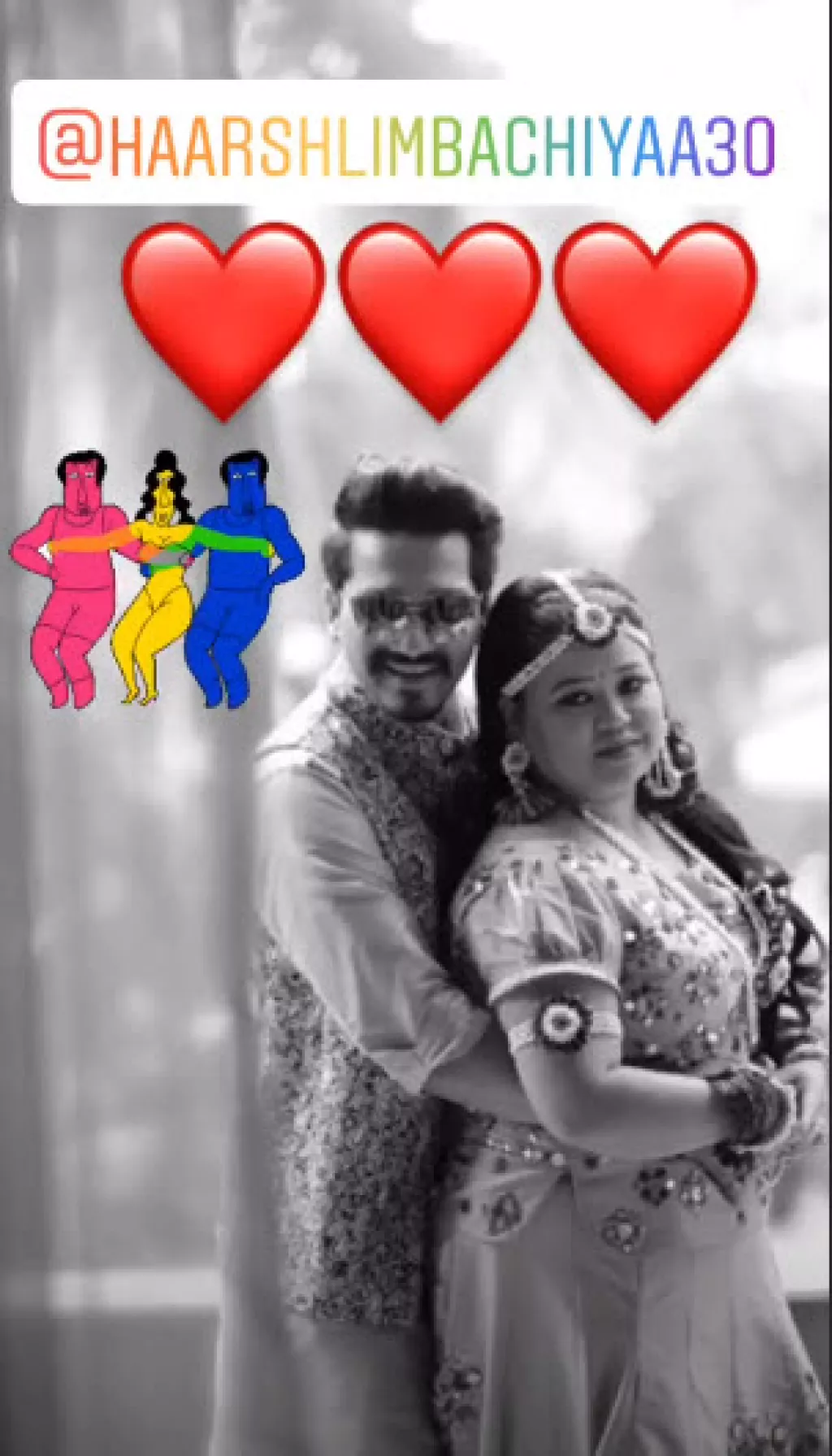 Bharti Singh And Haarsh Limbachiyaa Celebrate Their First Anniversary Together Share Unseen Video