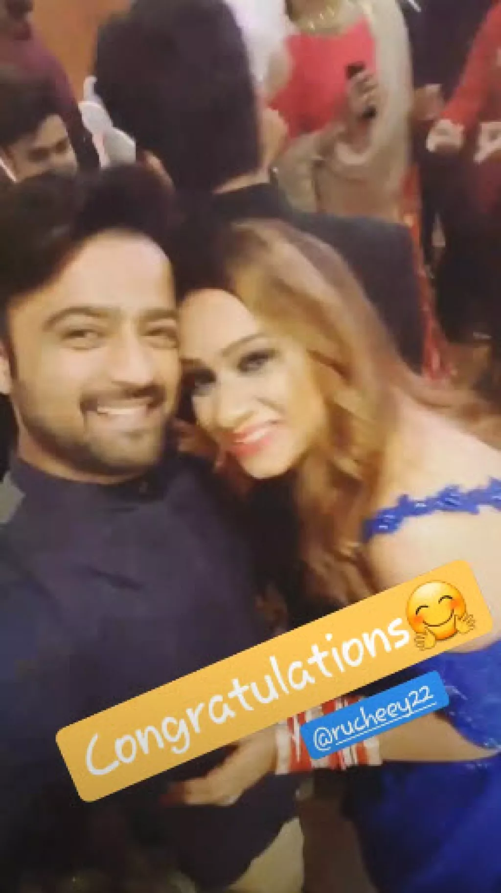 Manish Naggdev And Ex Srishty Rode Come Under One Roof For A Wedding