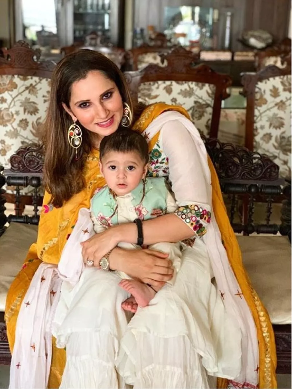 Sania Mirza's Baby Boy, Izhaan Mirza Malik Is All Smiles As He