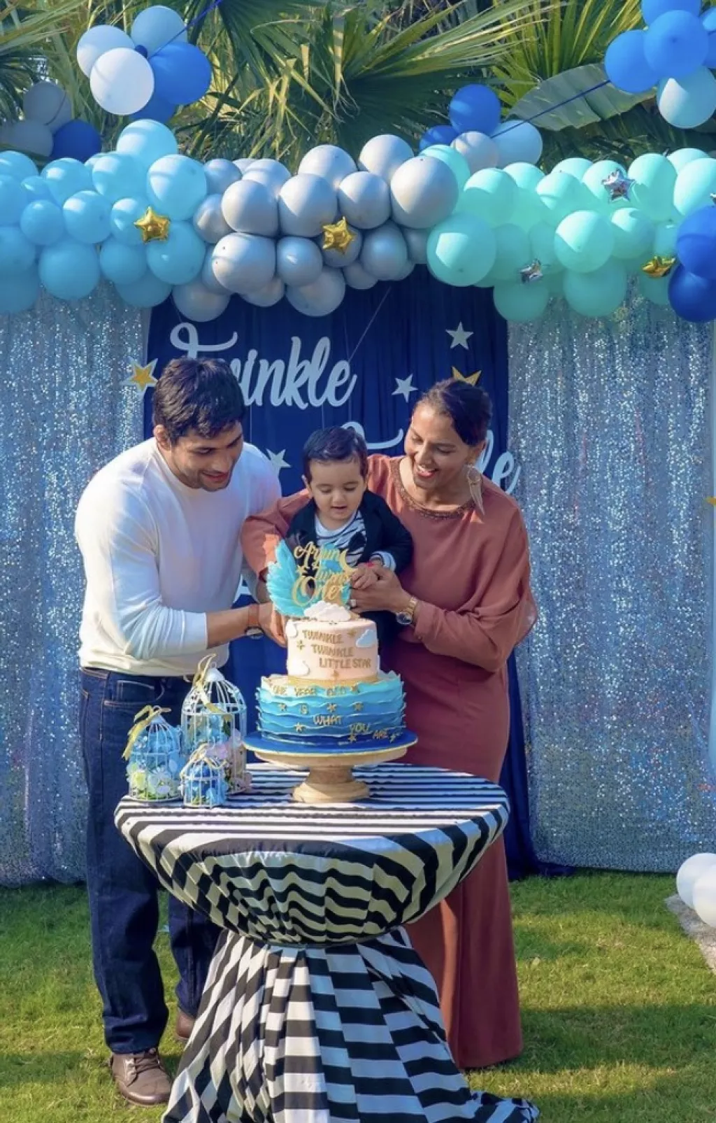 Geeta Phogat Hosts A Sea And Sky Themed Birthday Party On Her Son 