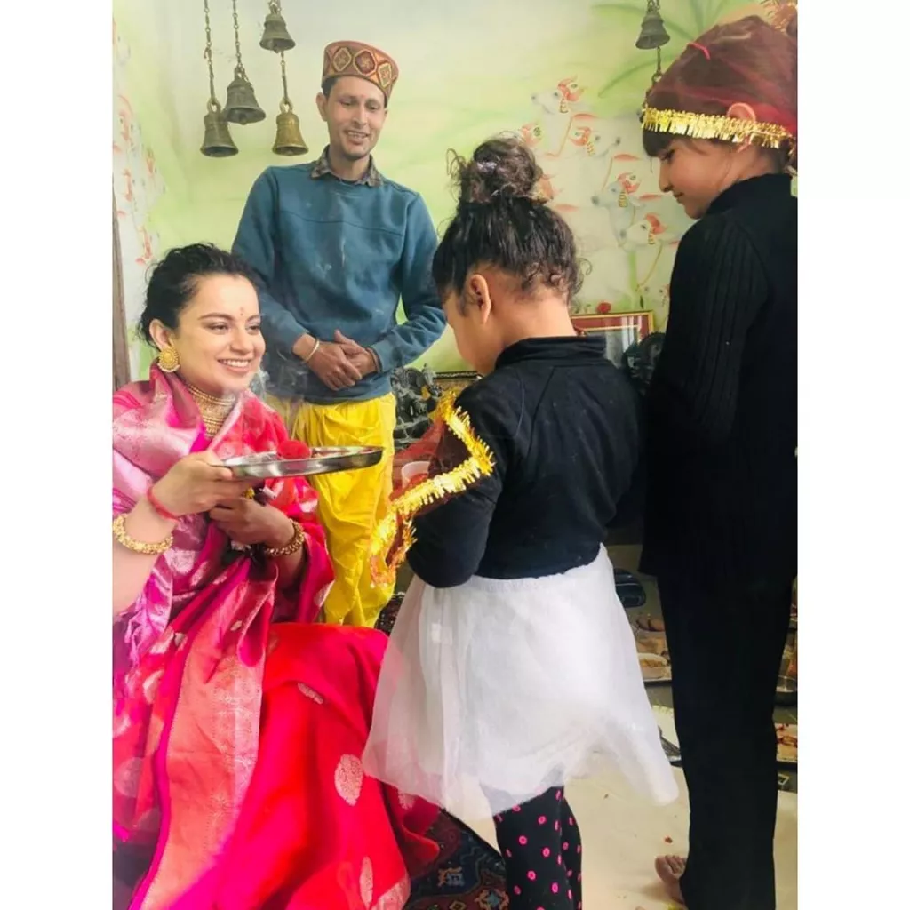 Kangana Ranauts Family Organised A Birth Puja Fo