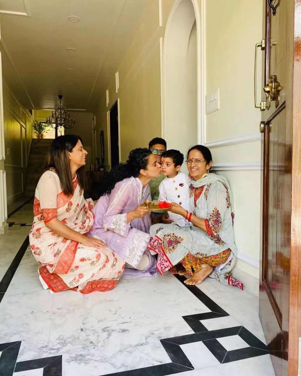 Kangana Ranaut Welcomes Her Nephew, Prithvi To His New Home With A ...