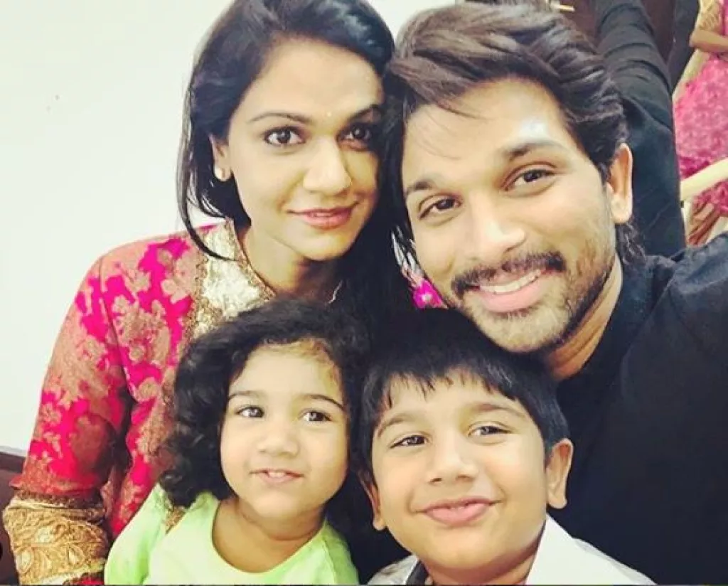 Allu Arjun's Wife, Sneha Reddy Sow Saplings With Kids, Arha And Ayaan ...