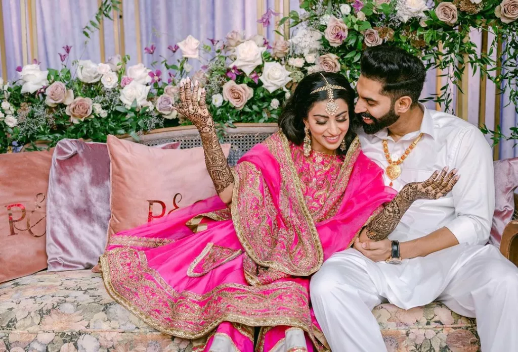 Parmish Grewal's Soon-To-Be Bride, Geet Grewal Stuns In A Unique Pink ...