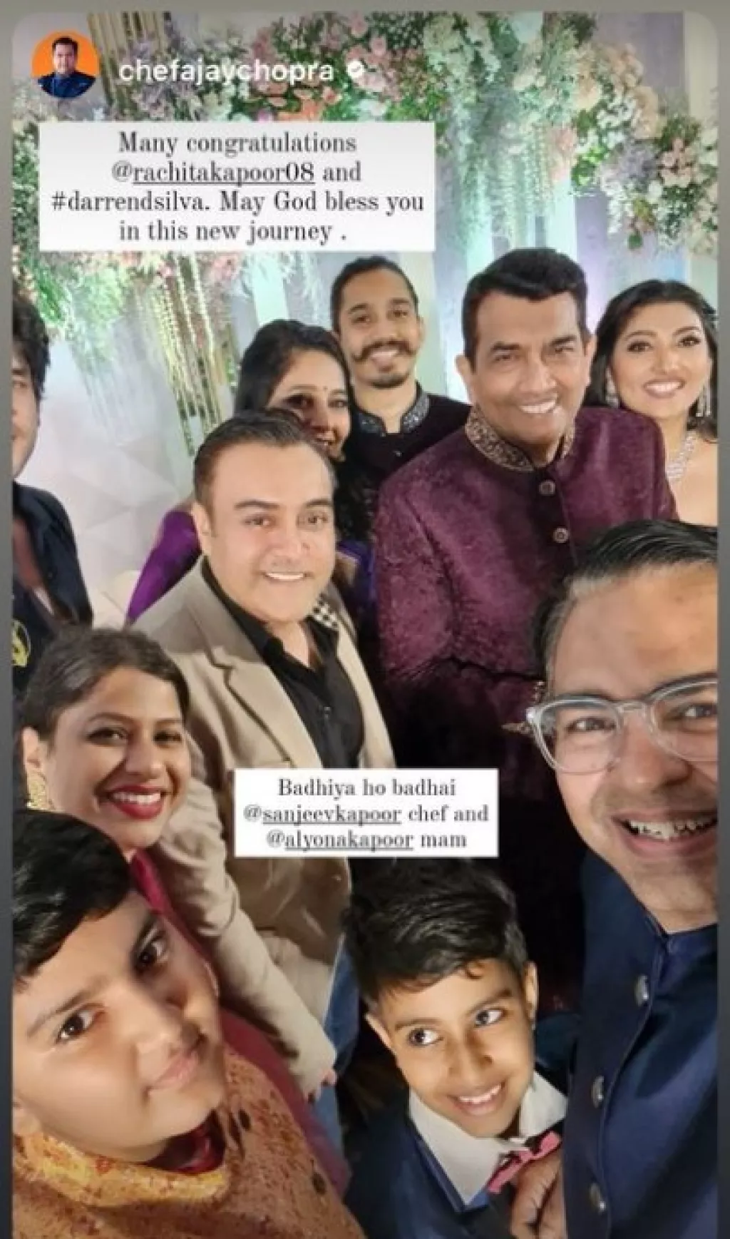 Chef Sanjeev Kapoor's Daughter, Rachita Gets Married To BF Darren As ...