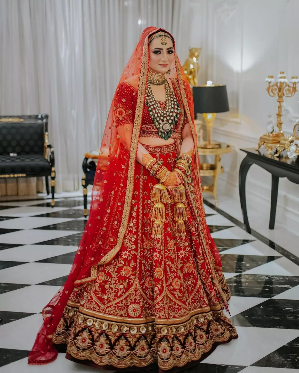 Bride Wore Manish Malhotra's Lehenga For 'Waalima', Paired Her Designer ...