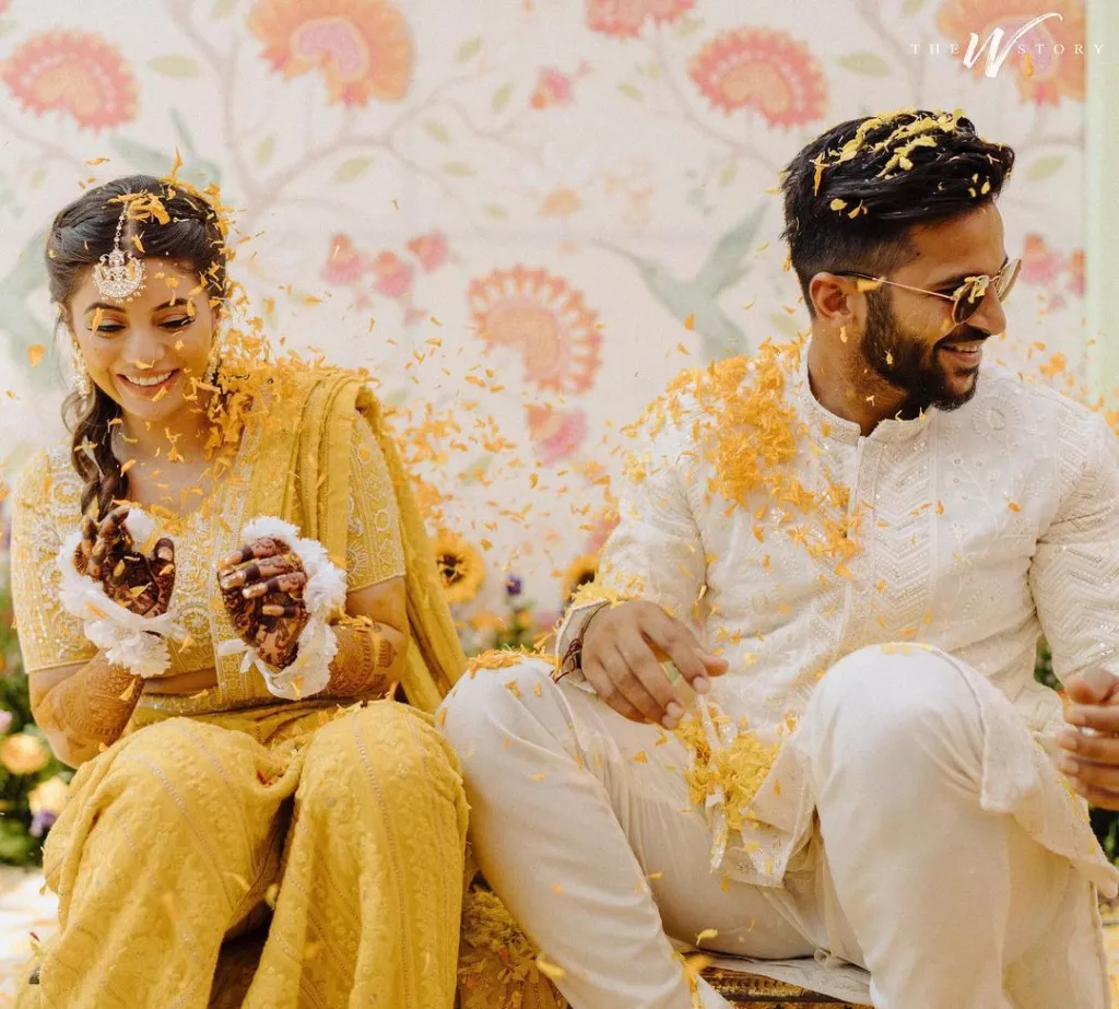 Cricketer, Shardul Thakur Shares Glimpses From 'Haldi', His Bride Wore ...