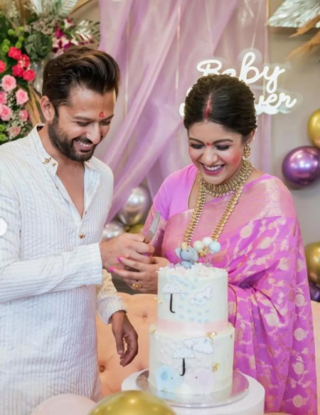 Drishyam Fame Ishita Dutta And Her Husband Vatsal Sheth Embrace