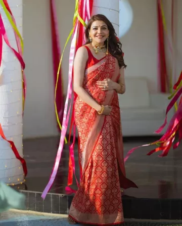 Kajal Aggarwal Looks Stunning In A Black Gown, Flaunts Her Baby Bump As ...