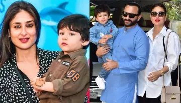 Taimur Ali Khan Taking A Splash In Pool With Abba, Saif Ali Khan Gives ...