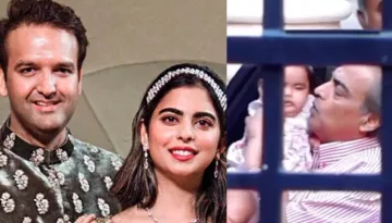 Isha Ambani's Daughter, Aadiya Cutely Watches Play With Daddy, Anand ...