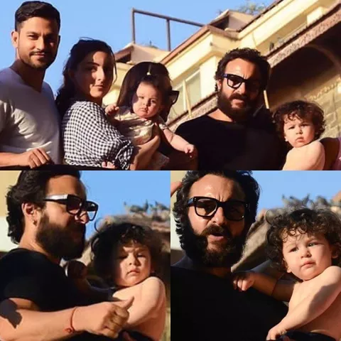 Shirtless Taimur Ali Khan And Innocent Inaaya Kemmu Enjoy A Day Out