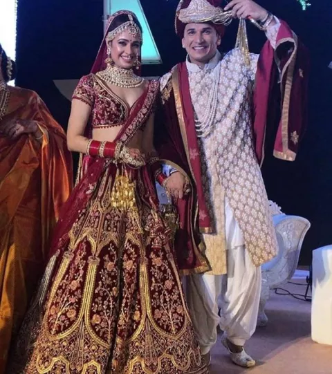 Prince Narula And Yuvika Chaudhary Seek Blessings Before Their First ...