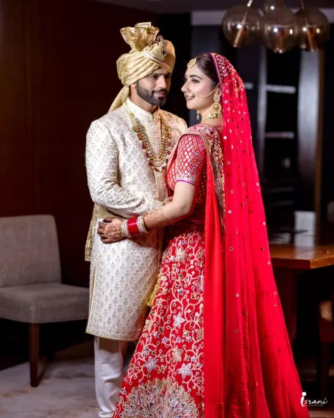 Unseen Pictures Of Disha Parmar And Rahul Vaidya's Intimate Wedding ...