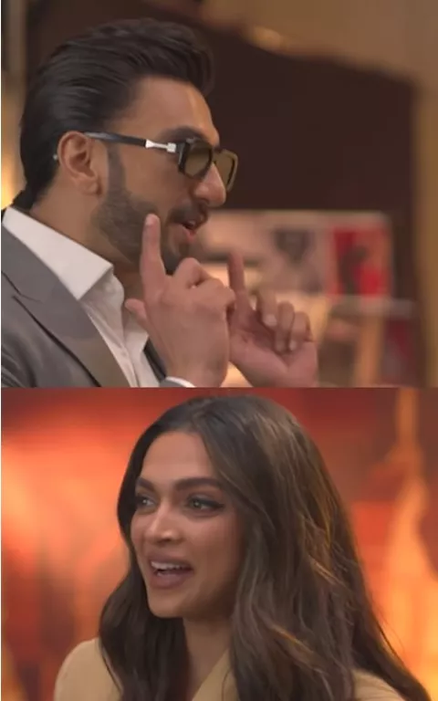 Ranveer Singh Surprises Deepika Padukone Between Interview Internet Is