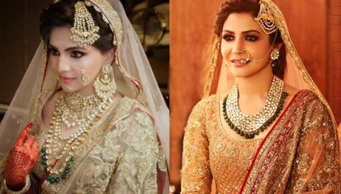 Neeti Mohan Wore The Exactly Same Bridal Lehenga That Anushka Sharma ...