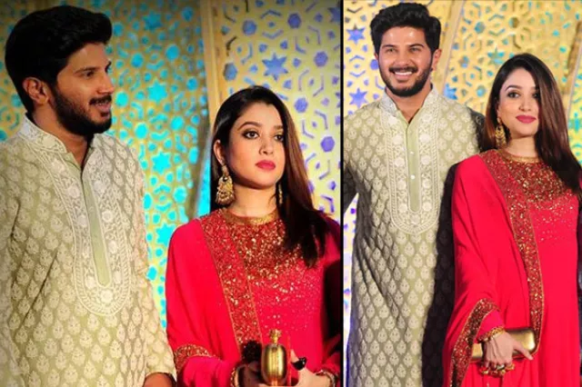 South Indian Superstar Dulquer Salmaan And Wife Amal Sufiya Blessed ...