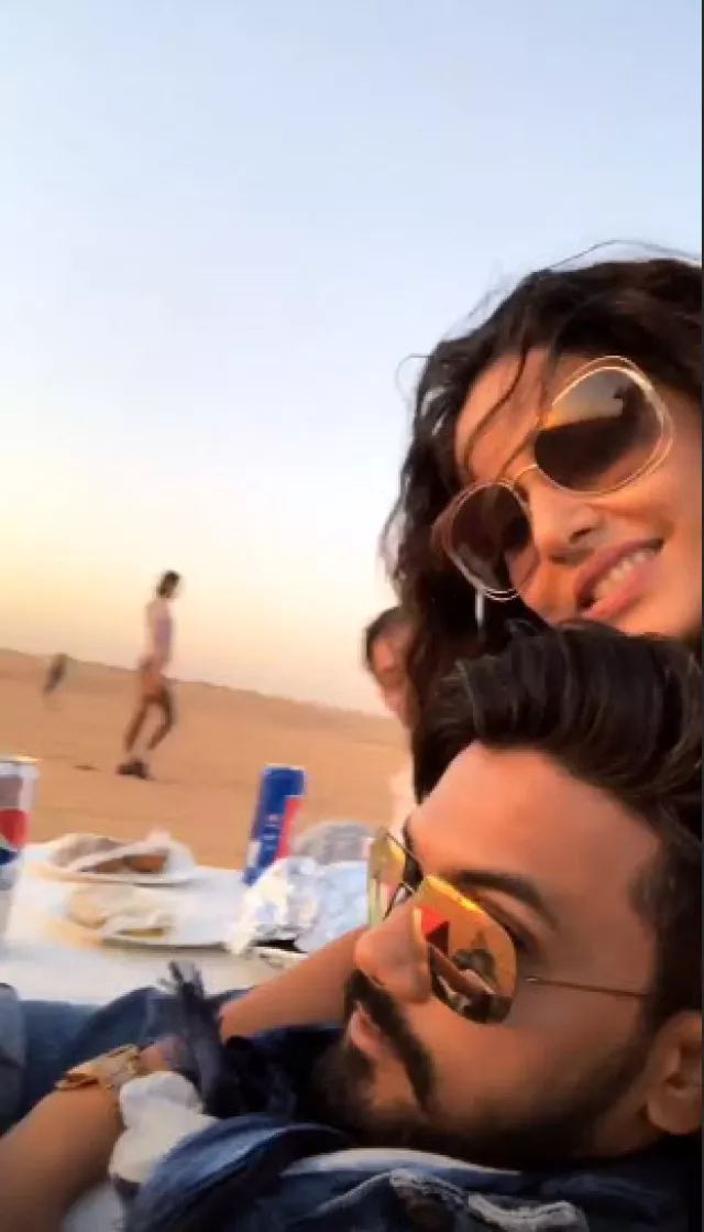 Television Couple Hina Khan and Rocky Jaiswal Are Enjoying Their Dubai