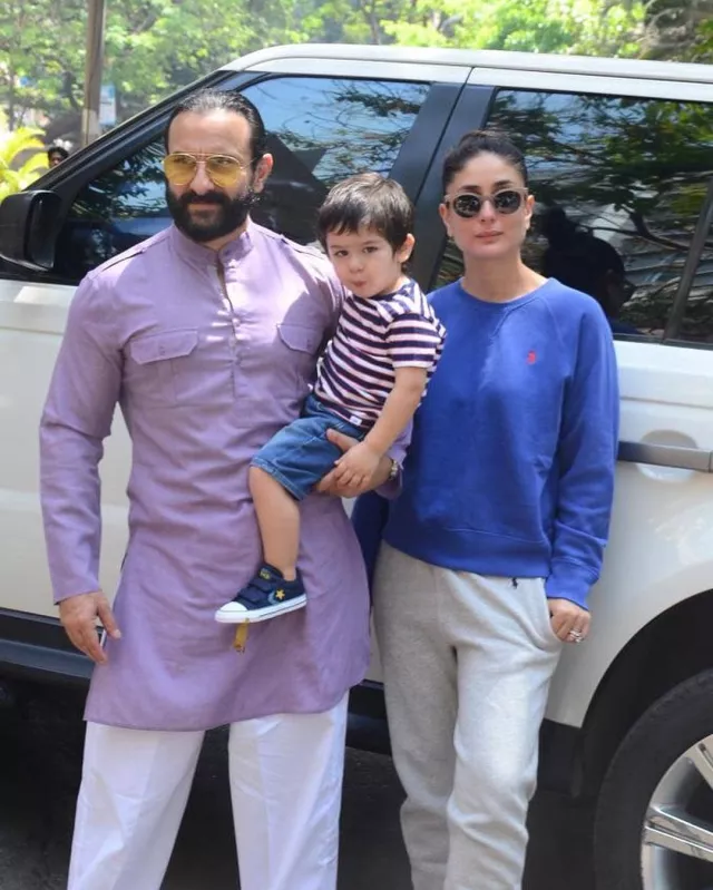 Saif Ali Khan Is A Doting Father As He Gives Crying Taimur Ali Khan A ...