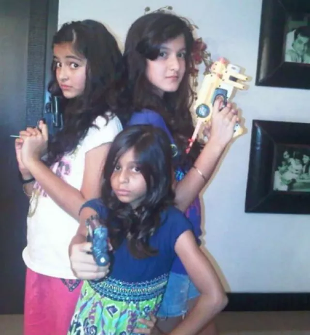 Unseen Throwback Childhood Pictures Of Suhana Khan On Her 19th Birthday ...