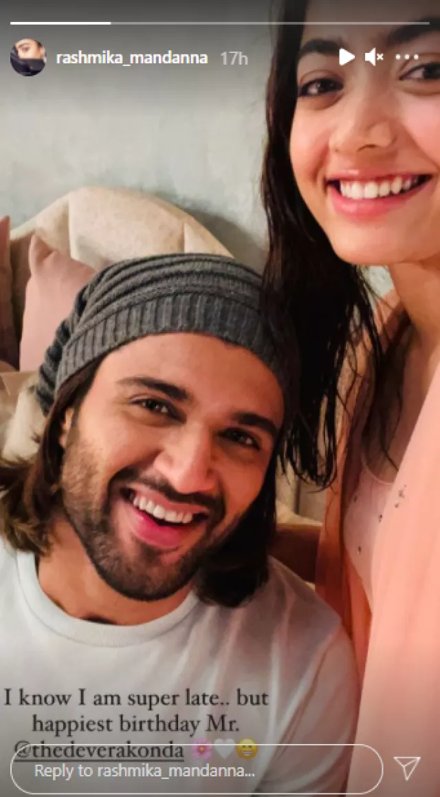 Rashmika Mandanna Shares An Unseen Picture With Vijay Deverakonda To