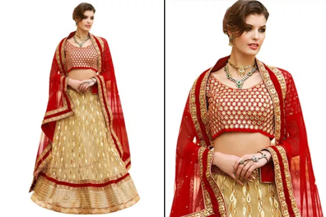 Red Embroidered Bridal Lehenga | Bridal dress design, Indian bridal  outfits, Bridal wear