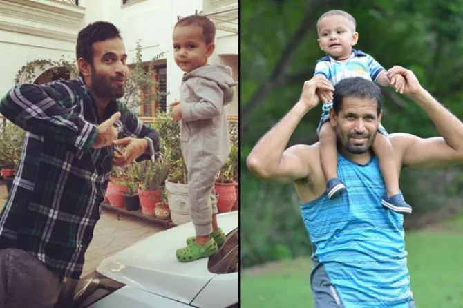 13 Indian Cricketers And Their Adorable Kids Who Are Media Sensation ...