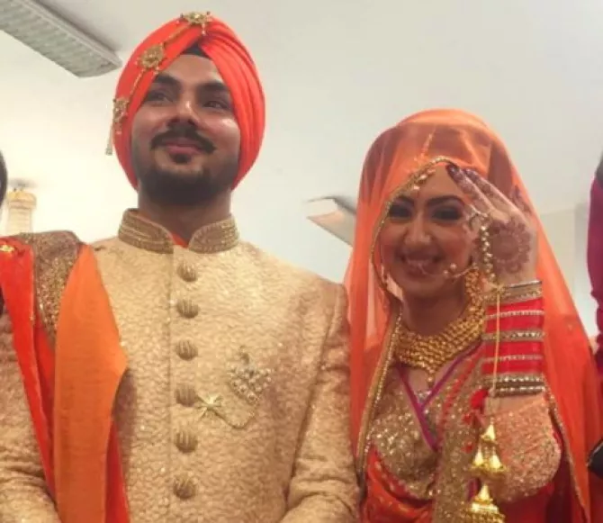 wedding congratulations punjabi in To Gets Son Mehndi's Gorgeous Daler Model Married Indian