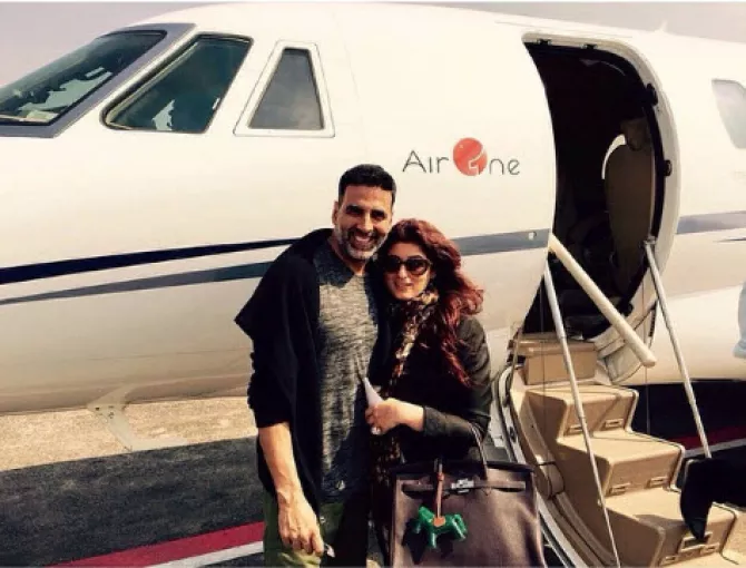 Akshay Kumar and Twinkle Khanna