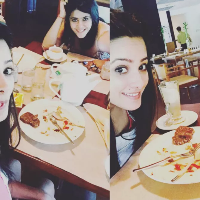 Anita Hassanandani Lunch