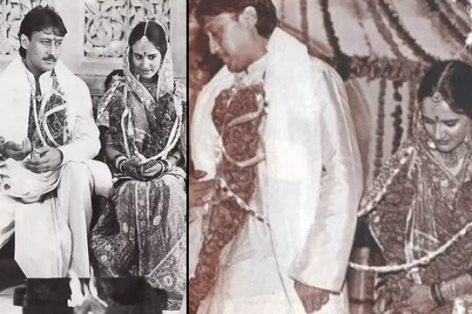 Jackie Shroff and Ayesha Shroff wedding pictures