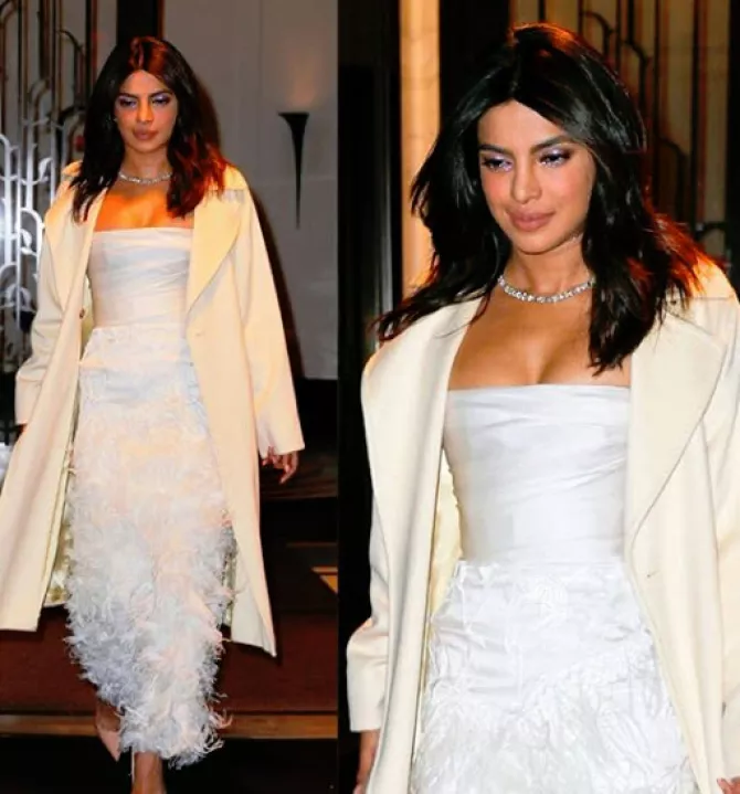 priyanka chopra bridal shower dress