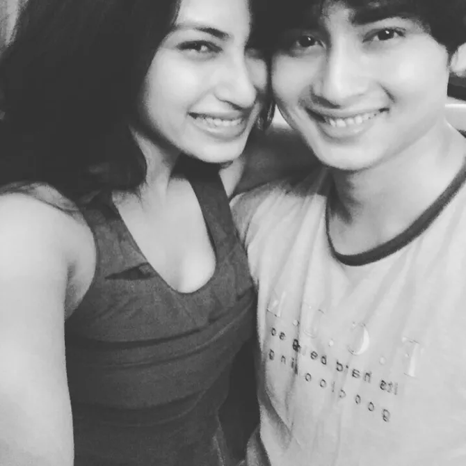 Mouni and Mukhar Roy.