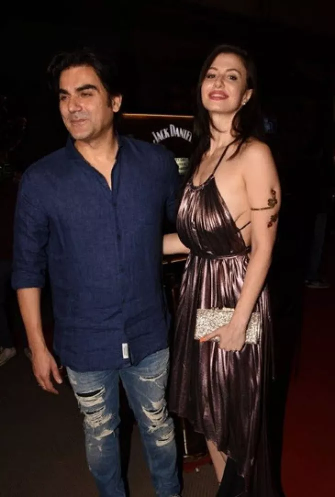 Arbaaz Khan And Girlfriend Giorgia Andriani Can't Control Their