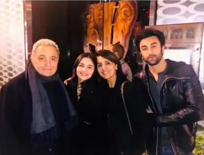 Alia Bhatt and Kapoor family