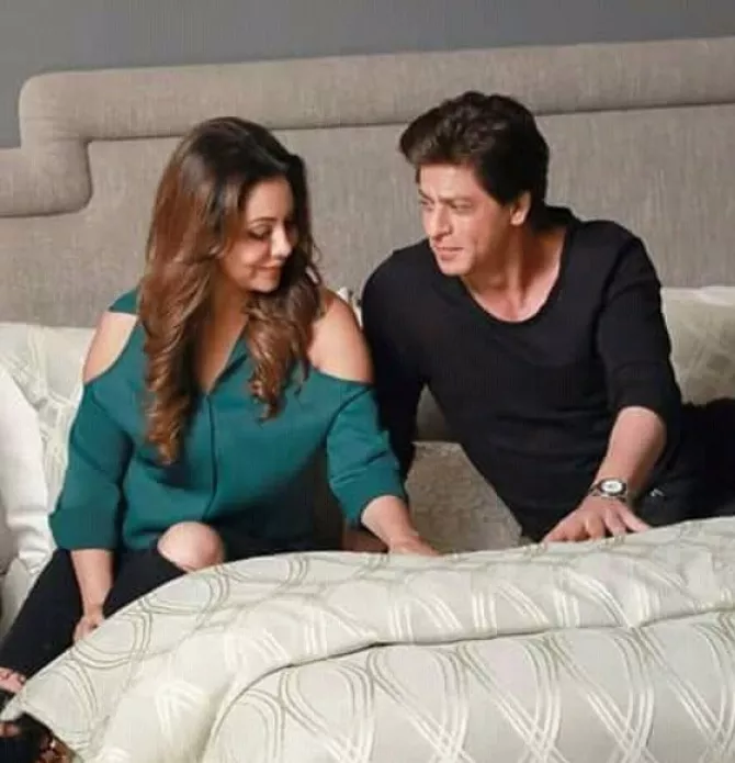 Shah Rukh Khan and Gauri Khan