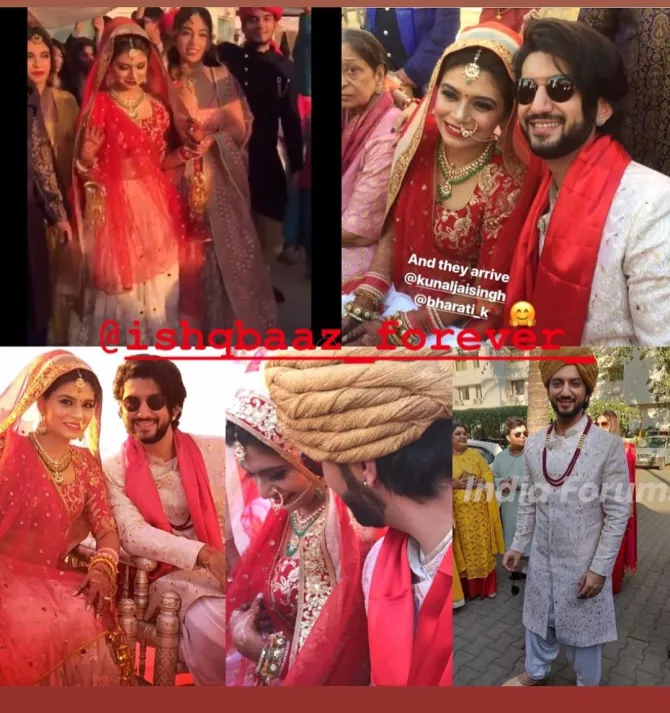 Ishaqbaaz Fame Kunal Jaisingh And Bharati Kumar's Wedding ...