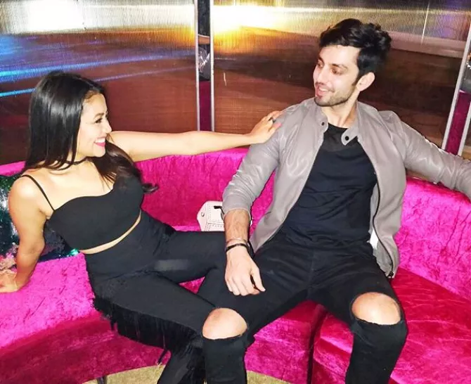 Neha Kakkar Is Madly In Love With Himansh Kohli, Kisses Him On Kiss Day