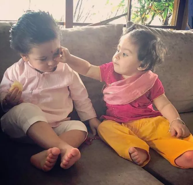 Saif And Taimur's Play Date Pics Are Cuteness Overloaded, Look What