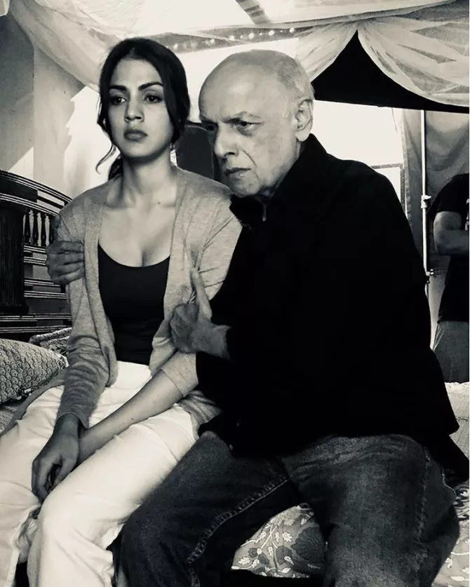 Rhea Chakraborty Shares Pics With Mahesh Bhatt, Slams Trolls For