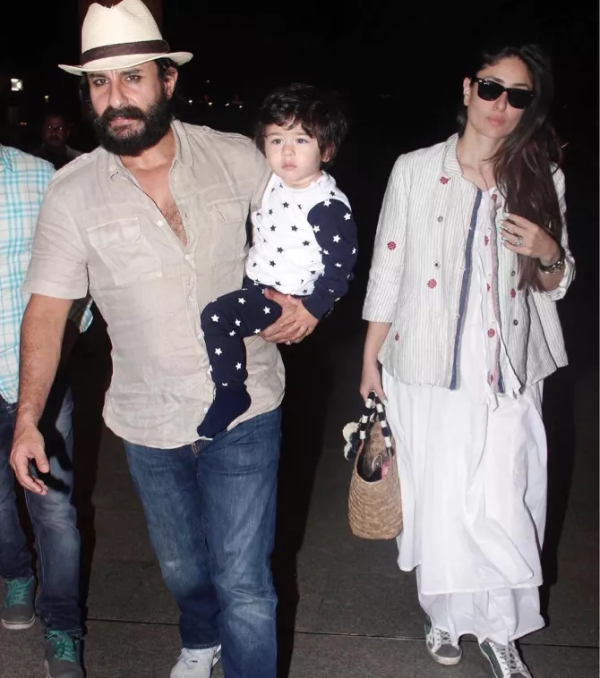 Taimur Ali Khan Twins With Mom, Kareena Kapoor Khan On Their Recent ...