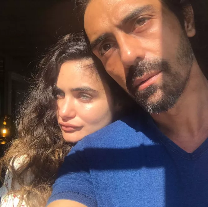 Arjun Rampal's GF, Gabriella Posts Side Pic Of Newborn Son, Reveals The ...